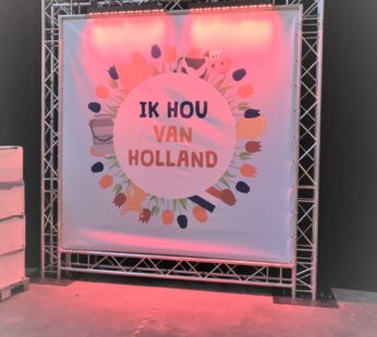 Decoratie doek Ik hou van Holland 305 x 320 cm