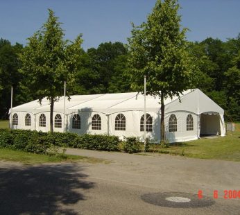 Alu constructie tent 10,5×10,5m wit