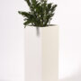 Presentatiezuil Wit 72 cm (zonder gaatjes) + Deksel