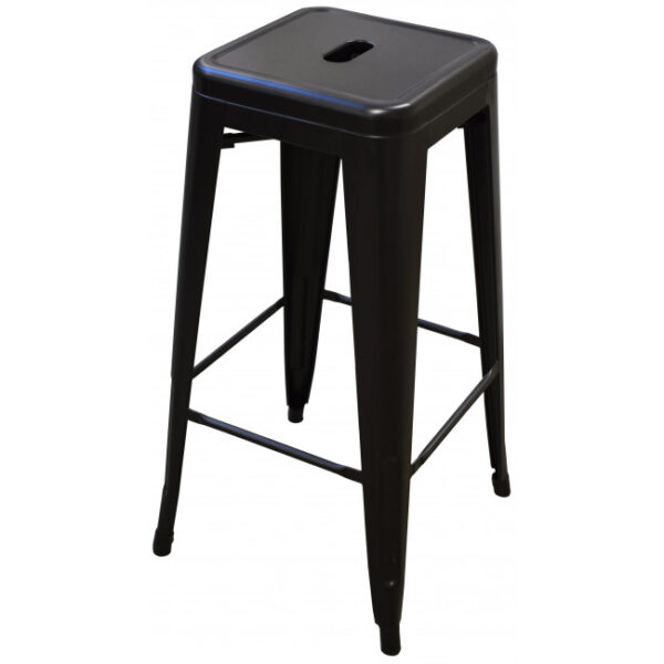 Barkruk Industrie - Vintage zwart
