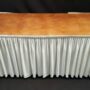 Tafelrok geplooid  4,1 meter wit