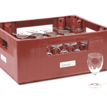 Wijn glas 19 cl ( klein ) krat 30 stuks
