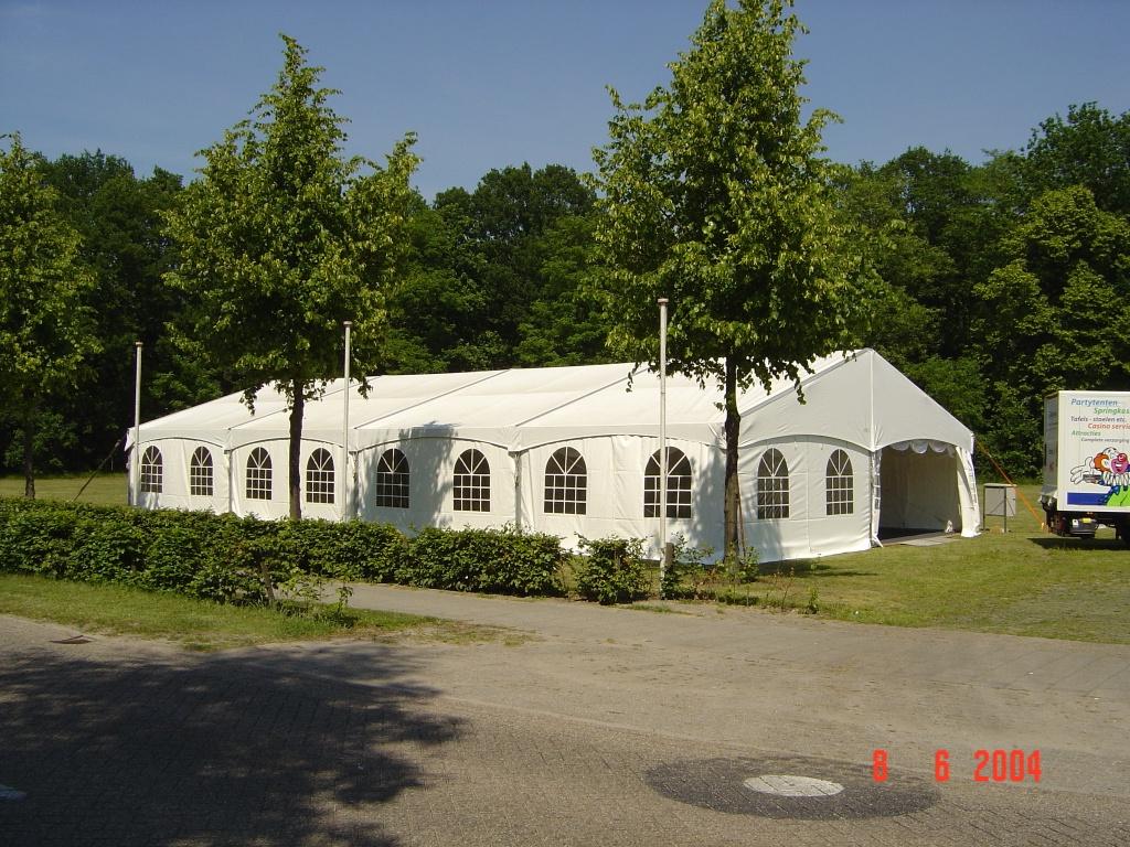 Alu constructie tent 10,5×10,5m wit